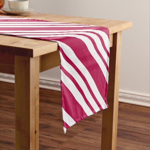 Peppermint Christmas Candy Cane Table Runner Decor