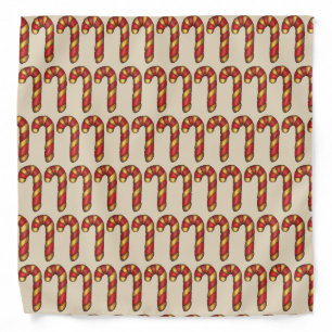 Peppermint Christmas Cookie Candy Cane Baking Xmas Bandana