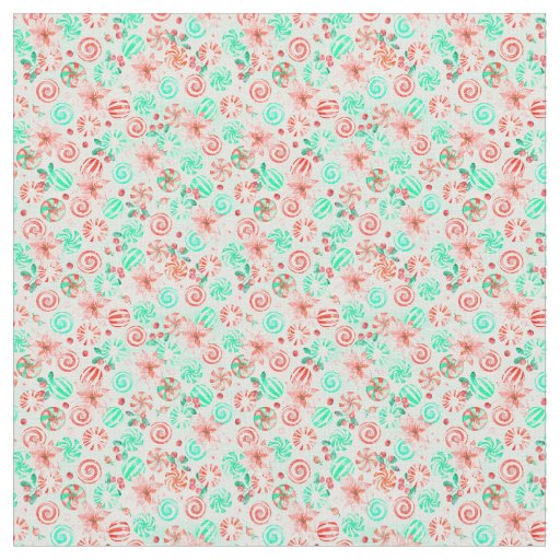 Peppermint Christmas  fabric