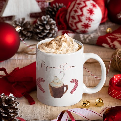 Peppermint Cocoa Coffee Mug