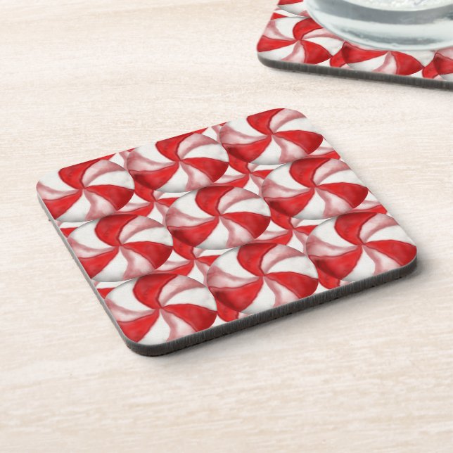 Peppermint, DAMMIT! Beverage Coaster (Left Side)