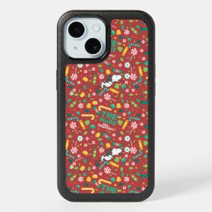 Peppermint Dreams Snoopy Candy Pattern iPhone 15 Case