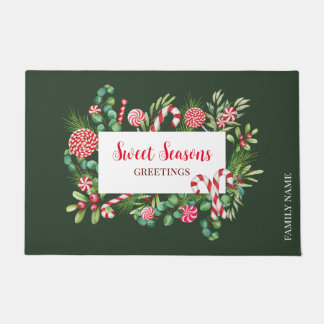 Peppermint Elegance Doormat