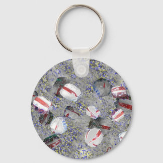 Peppermint Key Chain