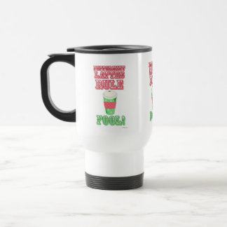 Peppermint Latte Funny Cute Cartoon Slogan Travel Mug