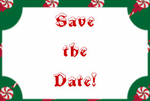 christmas save the date cards zazzle
