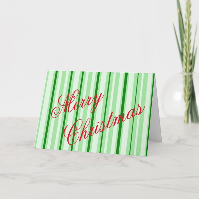 peppermint Merry Christmas card (Front)