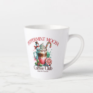 Peppermint Mocha Coffee Club Latte Mug