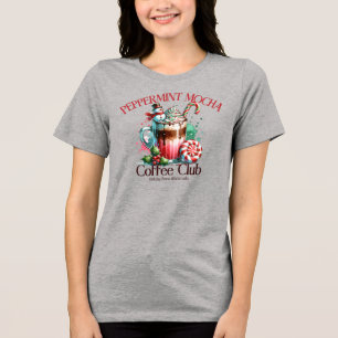 Peppermint Mocha Coffee Club Tri-Blend Shirt