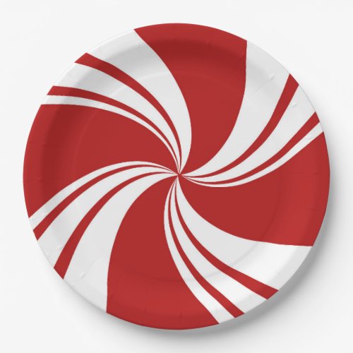 Peppermint Paper Plate