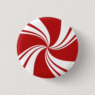 Peppermint Paper Plate Button