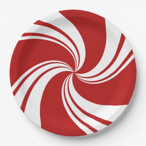 Peppermint Paper Plates