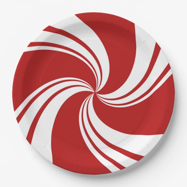 Peppermint Paper Plates (Front)