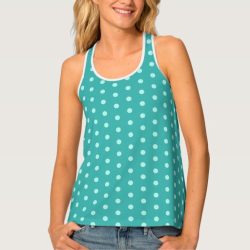 Peppermint Patterned Tank Top