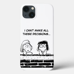 Peppermint Patty & Marcie at the Wall iPhone 13 Case