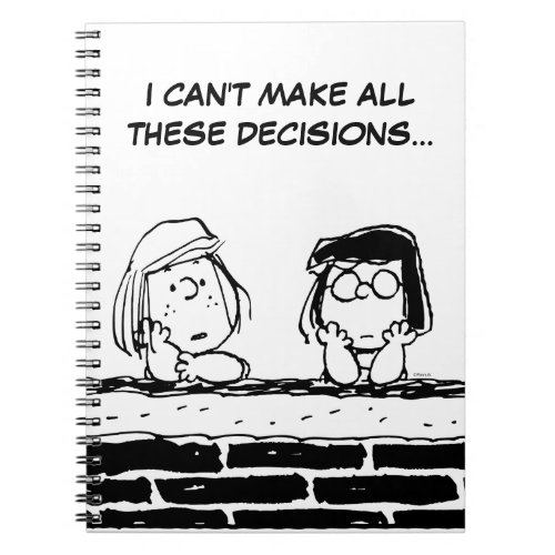 Peppermint Patty  Marcie at the Wall Notebook