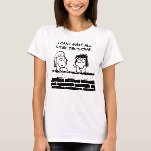 Peppermint Patty  Marcie at the Wall T_Shirt