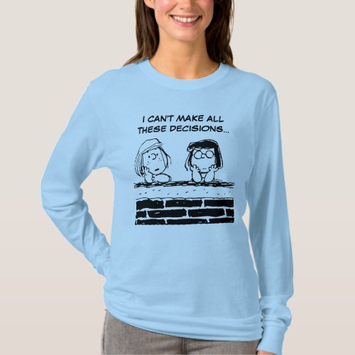 Peppermint Patty  Marcie at the Wall T_Shirt