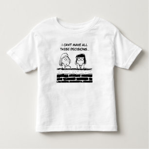 Peppermint Patty & Marcie at the Wall Toddler T-shirt