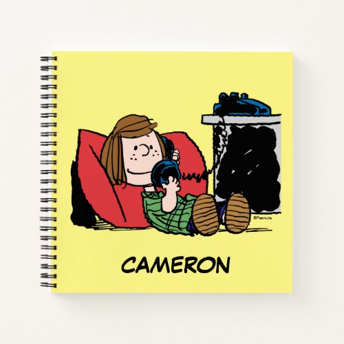 Peppermint Patty on the Phone Notebook