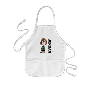 Peppermint Patty Rolling Eyes   Add Your Name Kids' Apron