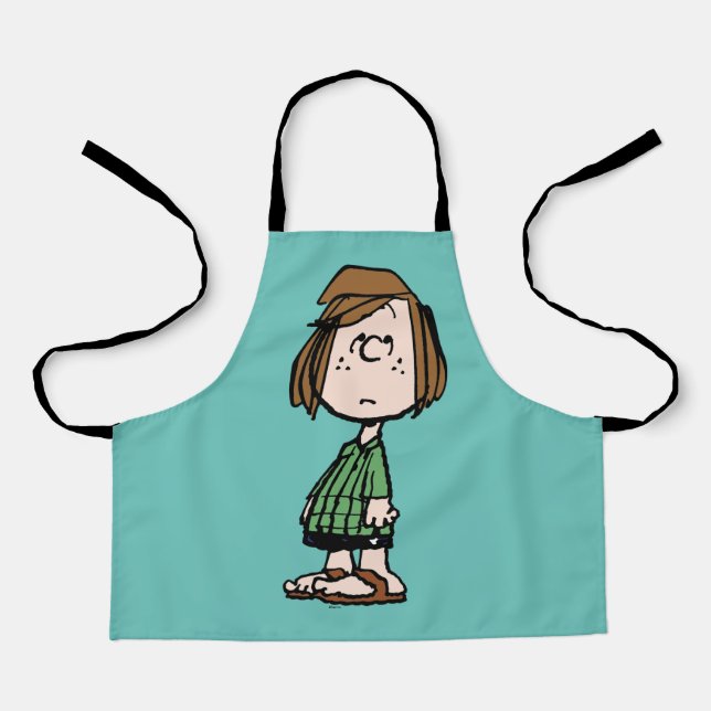 Peppermint Patty Rolling Eyes Apron (Front)