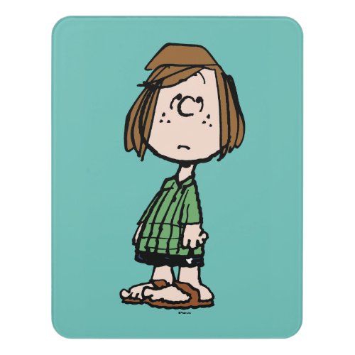 Peppermint Patty Rolling Eyes Door Sign