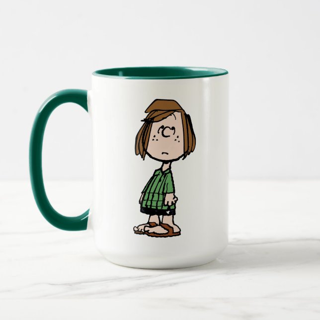 Peppermint Patty Rolling Eyes Mug (Left)