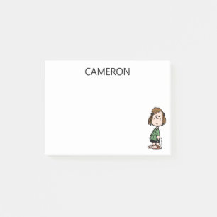 Peppermint Patty Rolling Eyes Post-it Notes