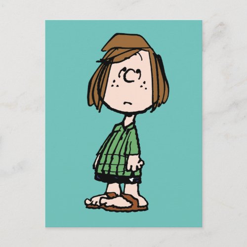 Peppermint Patty Rolling Eyes Postcard