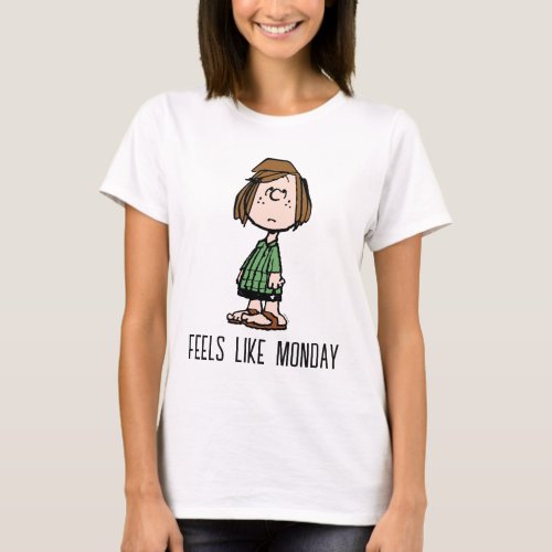 Peppermint Patty Rolling Eyes T_Shirt