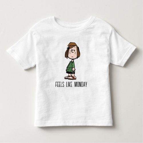 Peppermint Patty Rolling Eyes Toddler T_shirt
