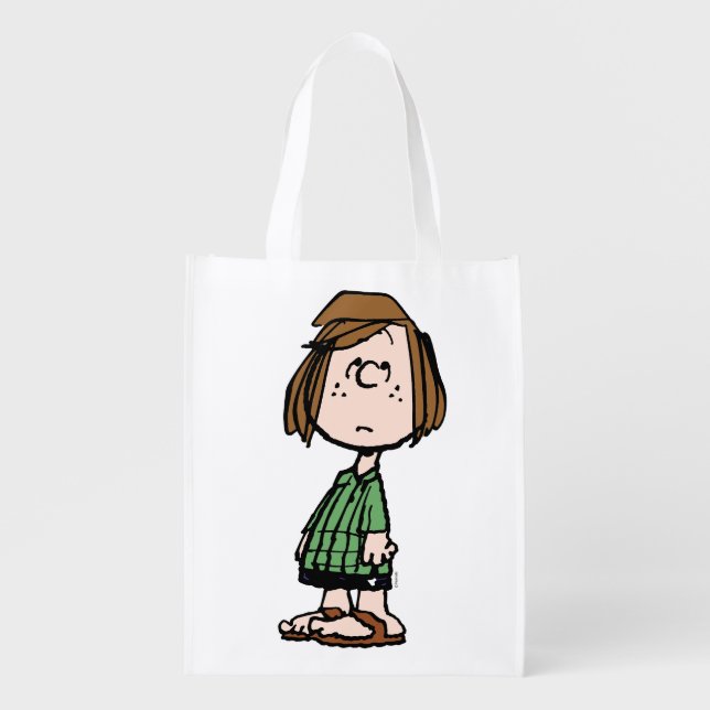 Peppermint Patty Rolling Eyes Tote Bag (Front)