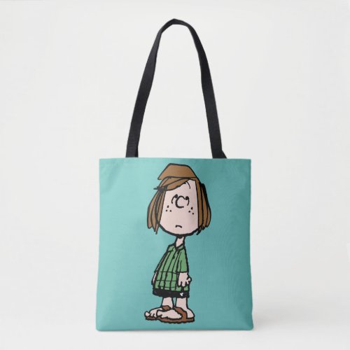 Peppermint Patty Rolling Eyes Tote Bag