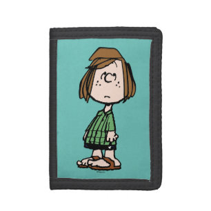 Peppermint Patty Rolling Eyes Tri-fold Wallet