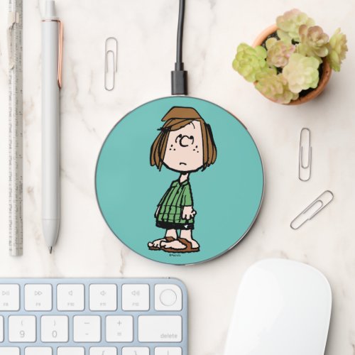 Peppermint Patty Rolling Eyes Wireless Charger