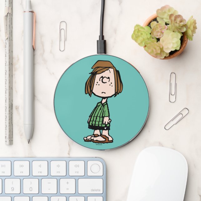 Peppermint Patty Rolling Eyes Wireless Charger (Desk)