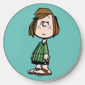 Peppermint Patty Rolling Eyes Wireless Charger (Front)