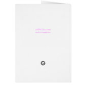Peppermint Pink Geranium 2 Cards (Back)