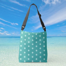 Peppermint Polka Dot Medium Crossbody Bag