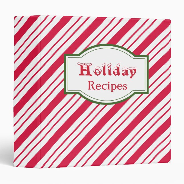 Peppermint Recipe Binder (Front/Spine)