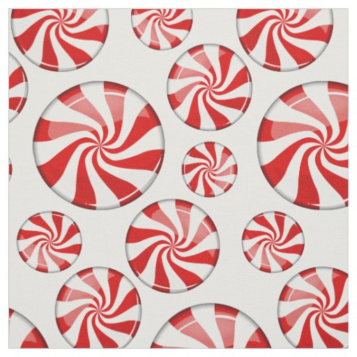 Peppermint Rounds Fabric