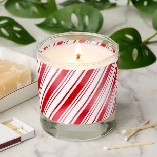 Peppermint Stripe Scented Candle