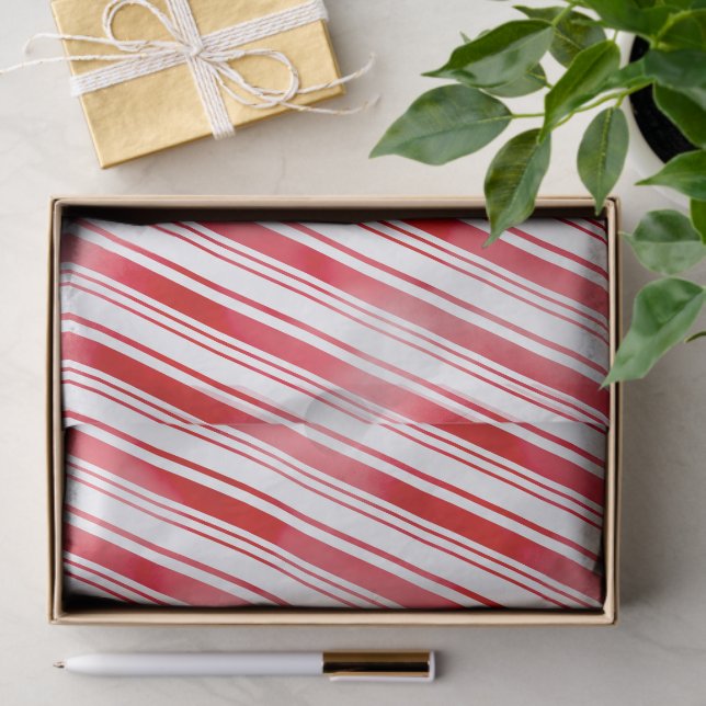 Peppermint Stripe Tissue Paper (Gift)