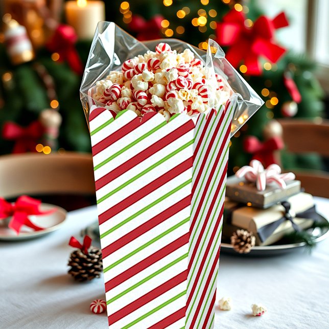 Peppermint stripes personalized   favor boxes (Creator Uploaded)
