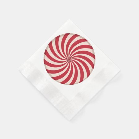 Peppermint Swirl Candy Napkins
