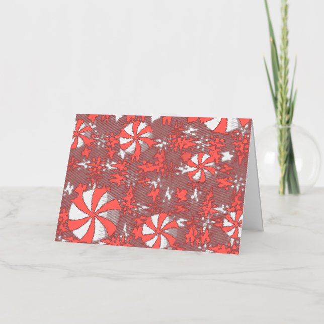 Peppermint Swirl card (Front)