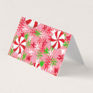 Peppermint Swirl Christmas card