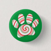 Peppermint Swirl Pinback Button Pin, Men's, Size: 1 Diameter