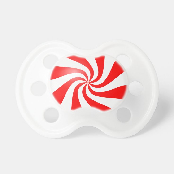 Peppermint Swirl Pacifier Zazzle